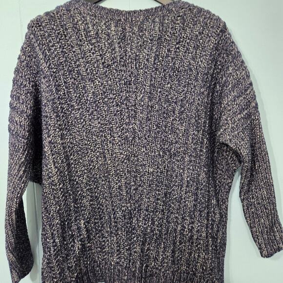 Victoria secret knit sweater womens size S P, wool and cotton blend, blue - Picture 3 of 8